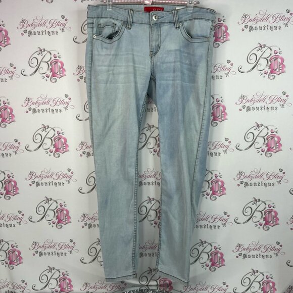 Guess pants low rise power skinny Cindy fit Women's Light Blue Skinny Jeans - Picture 1 of 12